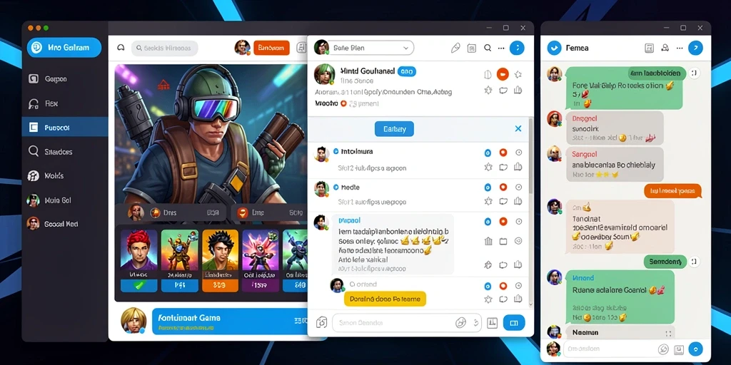 Screenshot komunitas pemain yang menunjukkan interaksi sosial yang menyenangkan.