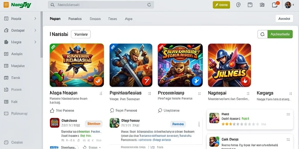 Menu kustomisasi karakter yang menarik.