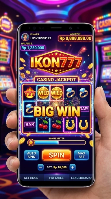 ikon777 — menu pengaturan